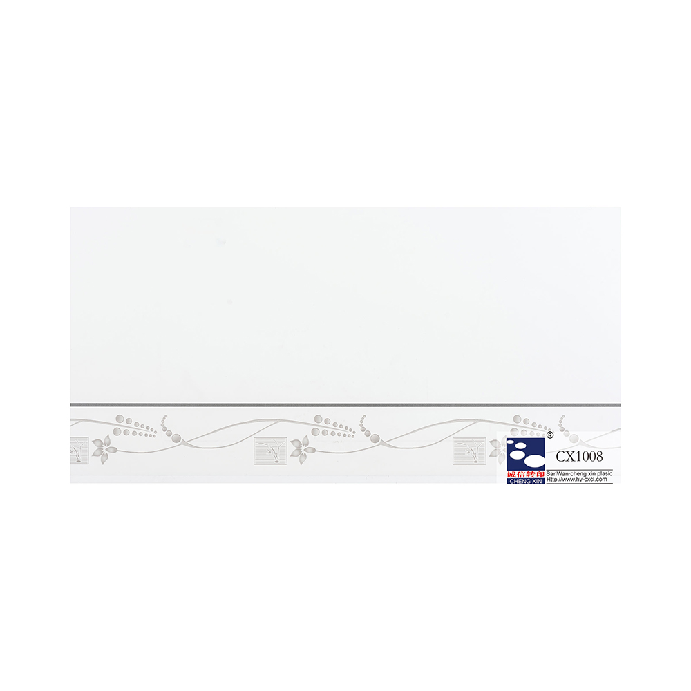 Giấy dập nóng Pvc 21cm với hoa in màu phong phú cho bảng nhựa CX1008