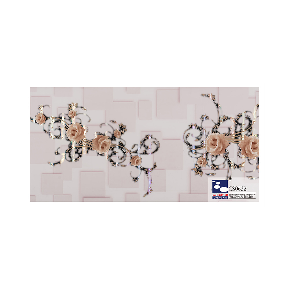 Thiết kế bằng gỗ được đóng gói tốt Màng PVC cán màng dập nóng cho bảng điều khiển CS0632
