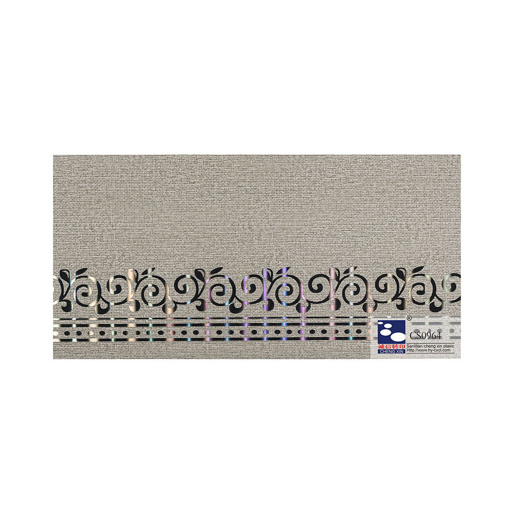 Giấy in bằng gỗ Hoa lá dập nóng với màng cán PVC giá rẻ CS0964