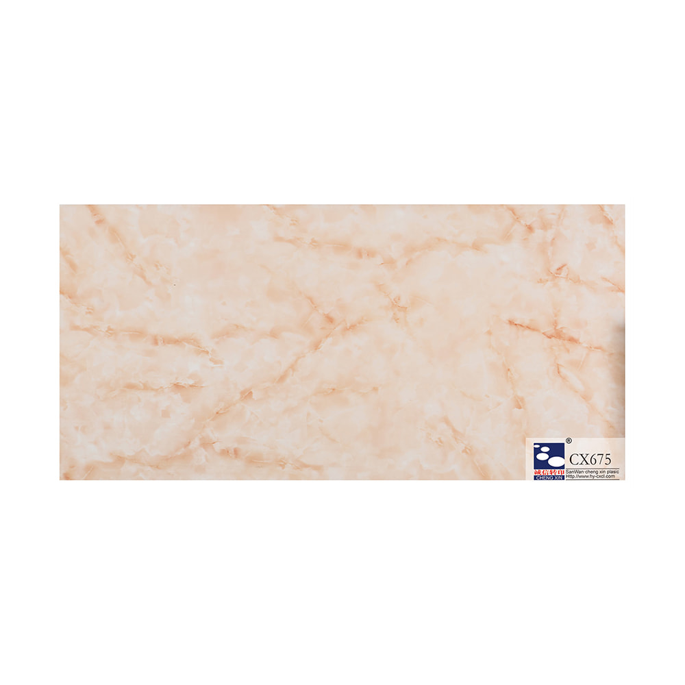 Bảng điều khiển phổ biến Trang trí bằng đá cẩm thạch Tấm dập nóng cho Bảng rộng PVC CX675